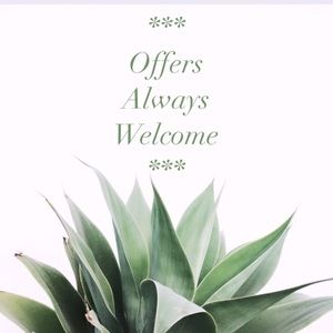 ✨✨OFFERS ARE ALWAYS WELCOME✨✨